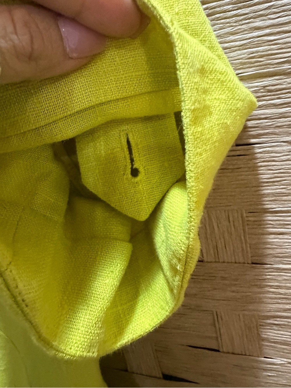 AKRIS Women’s Short-Sleeve Lemon Lime Blazer Top 100% Linen Old Money size 6 S - Picture 4 of 9